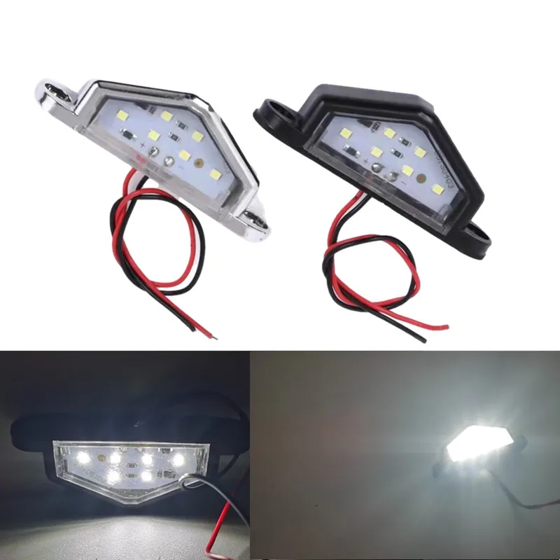 Luci Targa Per Semirimorchio Luci Targa Per Rimorchio - Omologate StVO, Set Da 2 Con Lampadine E Cavi Auto Con Rimorchio - Foto 10