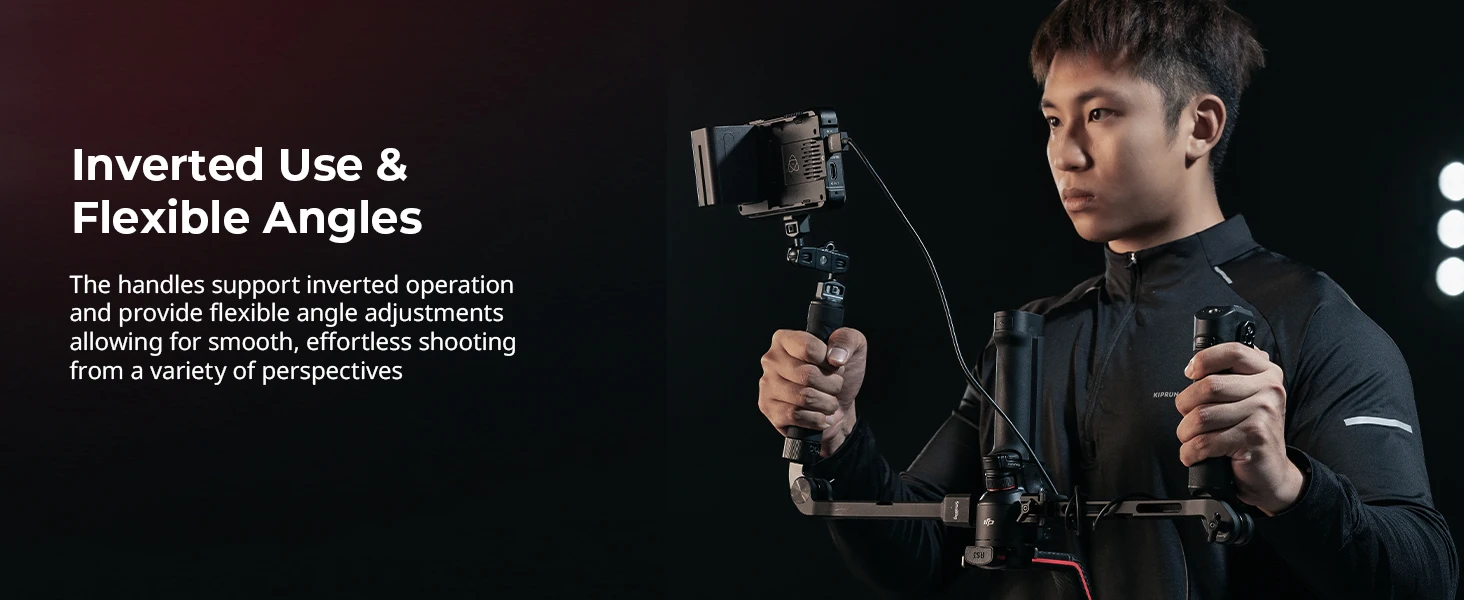 Focus Control Handle / Dual Handle for DJI RS 2 / RS 3 Pro / RS 4 Pro Stabilizer