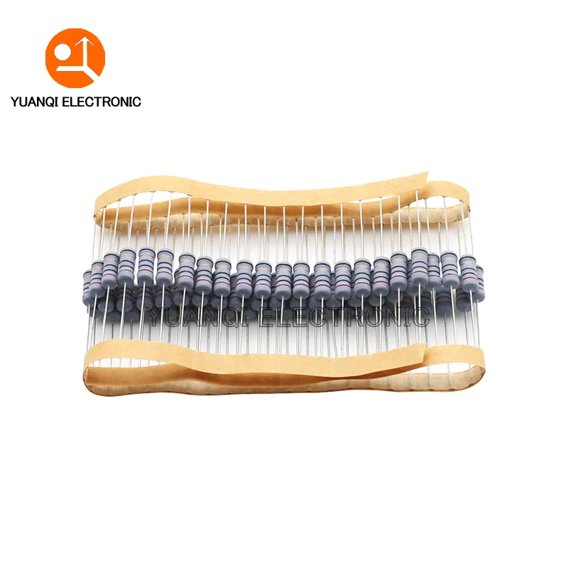 1W 5% Wire Wound Resistor Fuse Winding Resistance 0.1 0.22 0.33 0.5 1 2.2 3.3 4.7 5.1 6.8 10 15 22 47 68 100 200 510 ohm 20PCS wirewound resistor