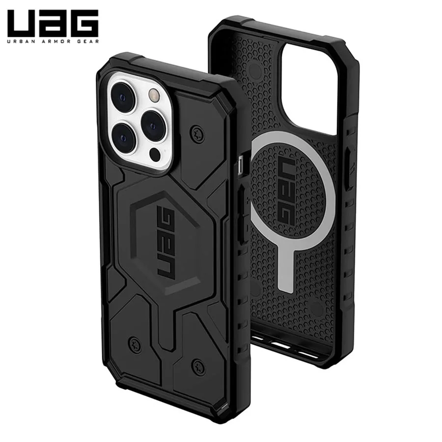 Magsafe Wireless Charge Phone Case for Apple iPhone 14 Pro Max 13 12 Plus UAG Magnetic Original Logo Shockproof Armor Cover