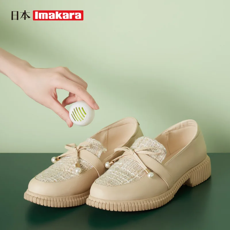 Japan Deodorizer Balls for Sneaker, Perfume Balls for Shoes, Gym Bag Locker and Cars, Neutralizing Odor Shoe Freshener