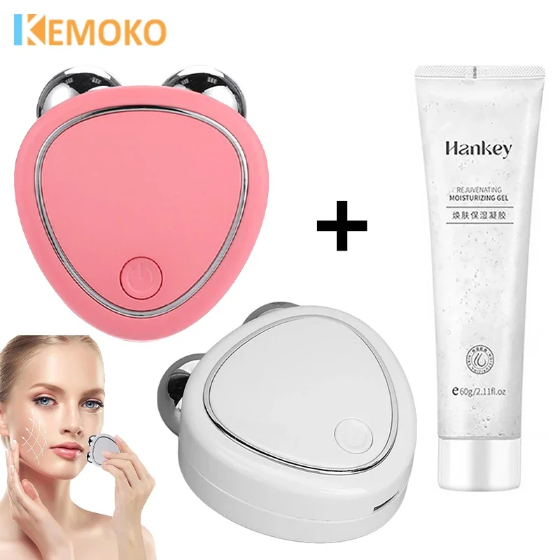 Facial Massager Makeup Face Lift Tools Face Lifting Machine EMS Microcurrent Roller Skin Tightening