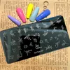Constellation Elements Nail Stamping Plate Zodiac Nail Art Template Art Constellation Nail Stamp Plate Mouteen-084 2
