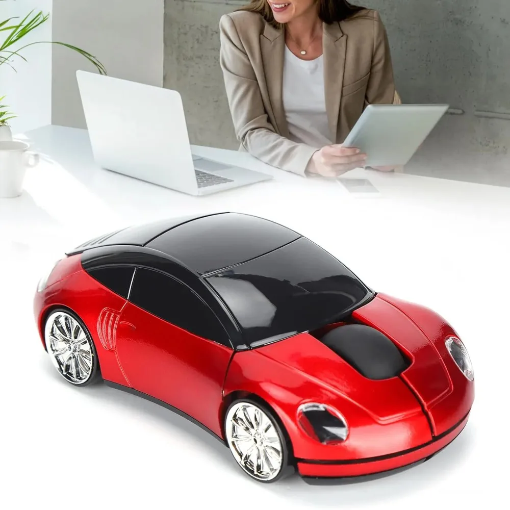 Wireless Fashion Car Shaped 2.4Ghz Optical Mouse