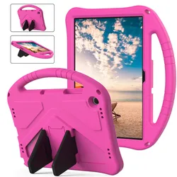 Durable Kids Safe EVA Tablet Case - Shockproof Protective Cover - Tab A7 Lite 8.7 (ROSE RED)