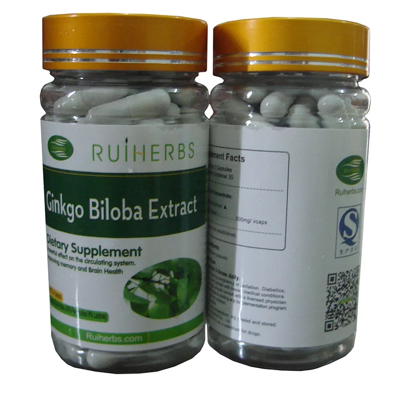 

3Bottle -270 Counts, Ginkgo Biloba Extract 500 mg Capsules