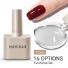 MAYCHAO 12ml No Wipe Top Coat Base Coat Primer UV LED Nail Gel Polish Reinforcement Gel Soak Off Semi Permanent Nail Art Varnish 2