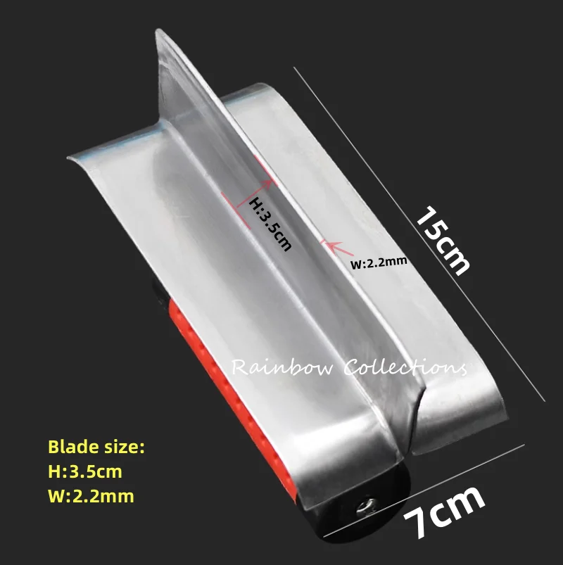 Steel Tiling Tools Trowels Workers Plastering Decoration Knives Ceramic Concrete Joint Making Tool 1pcs 15*7cm caulking tools caulking tool set silicone caulking tool plastering trowel grout trowel concrete trowel