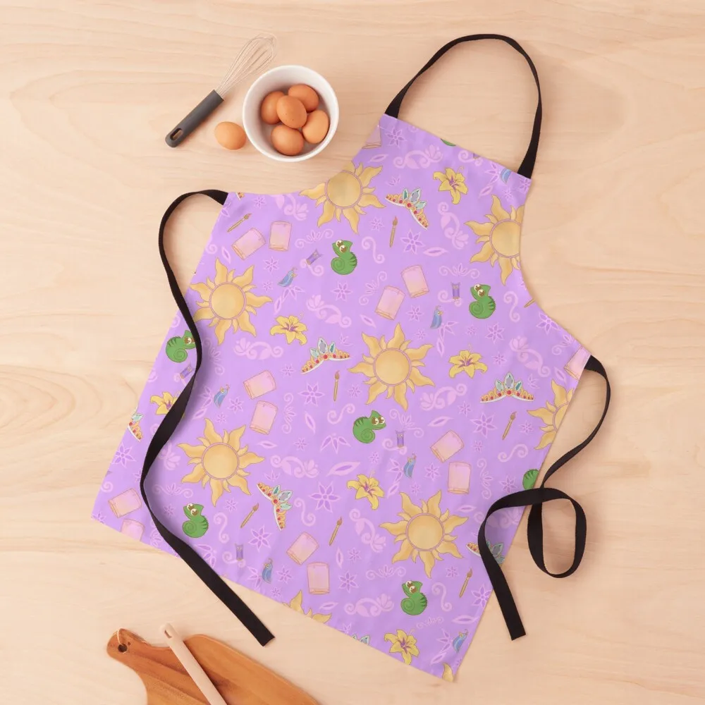 

Rapunzel PatternApron Kitchen Aprons Woman Kitchenware Kitchen Front Customizable Apron