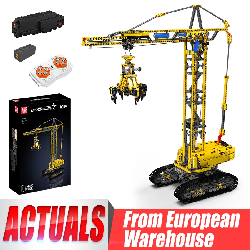 Zdalnie sterowany Żuraw Mould King 17059 z EU za $73.16 / ~272zł Zdalnie sterowany Żuraw Mould King 17059 z EU za $73.16 / ~272zł
