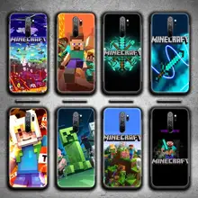 

Sandbox Game MINECRAFT Mini World Phone Case for Redmi 9A 9 8A Note 11 10 9 8 8T Pro Max K20 K30 K40 Pro