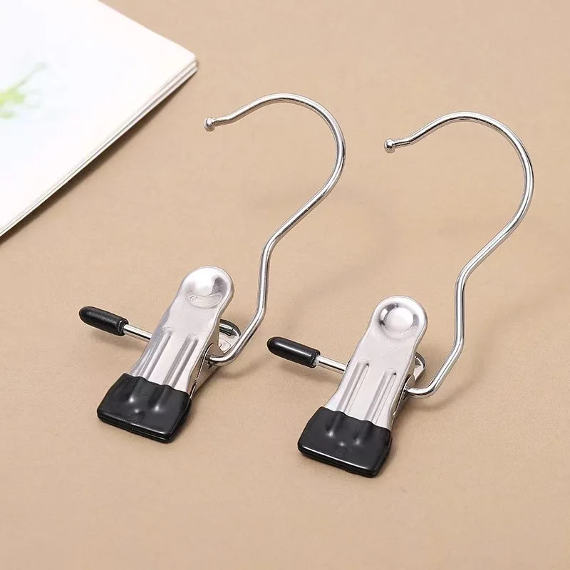 20 Stuks Robuuste Metalen Broekhangers Met Anti-Slip Clips - 30 Cm Klemhangers Voor Broeken, Rokken, Sokken En Kinderkleding