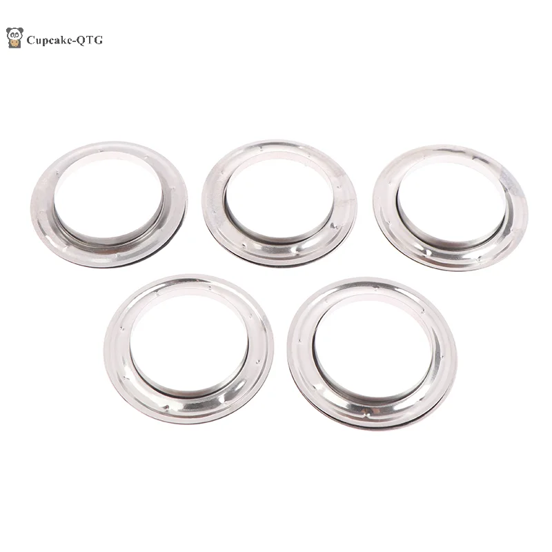 10/30/60Pairs 4cm Round Hole Silver Metal Rings For Curtain Grommet Top Room Decor Hanging Curtain Metal Eyelets Accessories curtain grommets