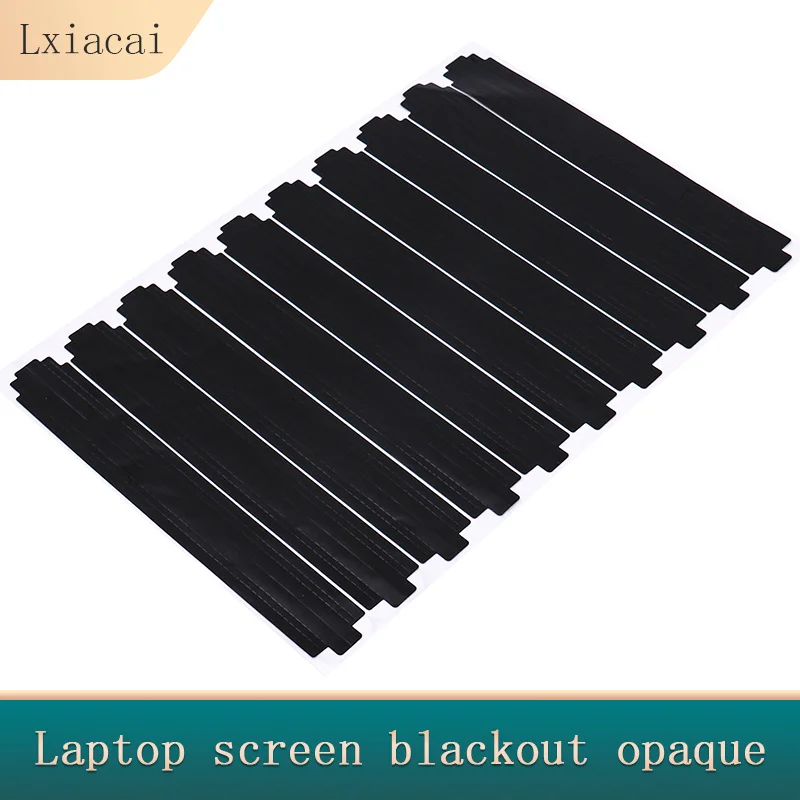 Adhesive Edge Banding Screen Wrap Sticker Black Aluminum Film Tape Laptop Refurbishment Repair Parts Notebook LCD Bezel 5 Sets lcd display adhesive tape,lcd screen bezel
