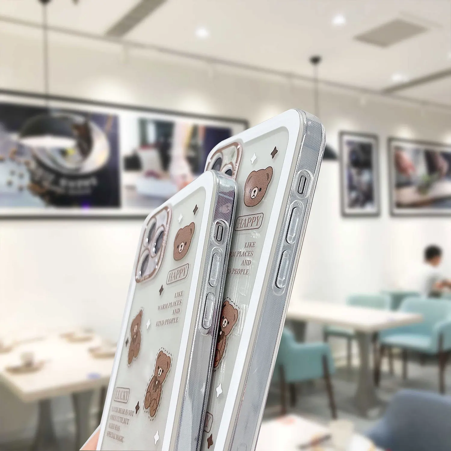 Luxury Designer For iPhone 11 12 13 Pro Max 6 7 8 Plus X XS Max XR SE 2 3  Cover 3D Bear New Phone Cases For Apple iPhone Series - AliExpress