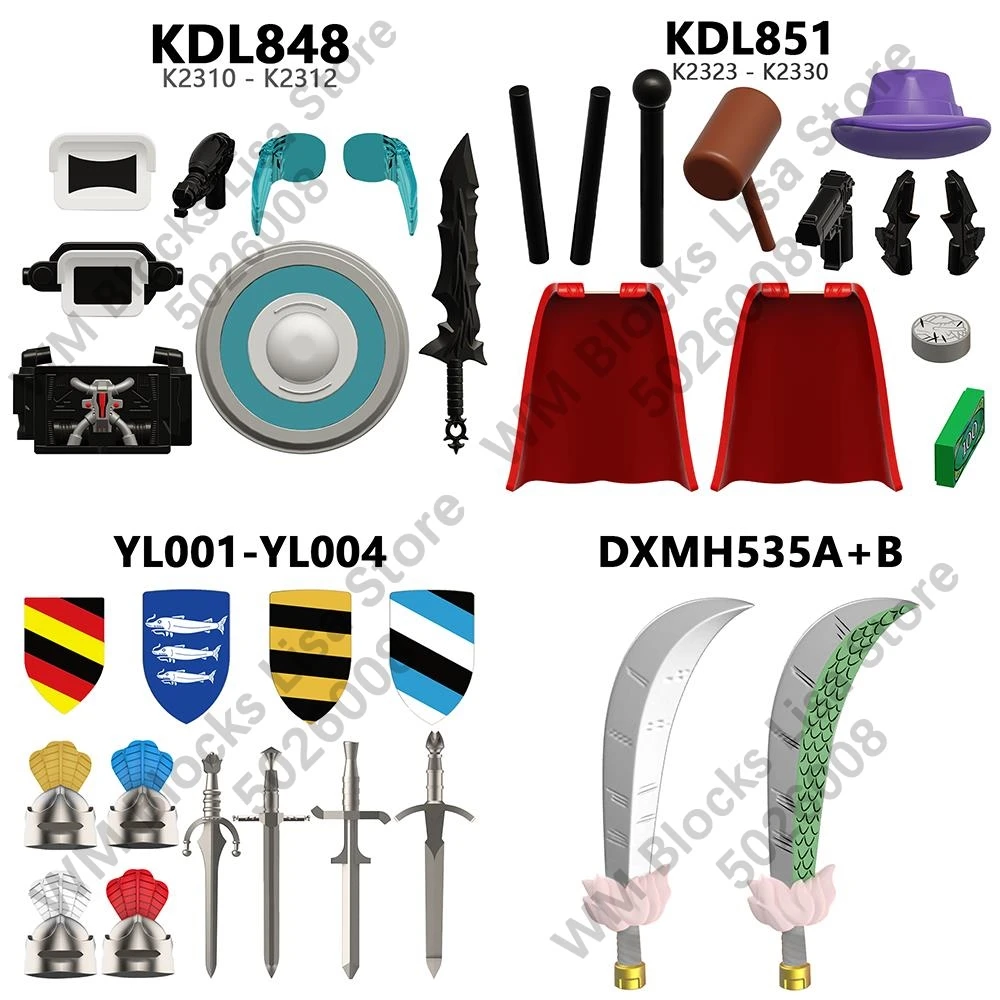 KDL848 KDL851 YL001-YL004 DXMH535A 미니 액션 피규어 블록 ..