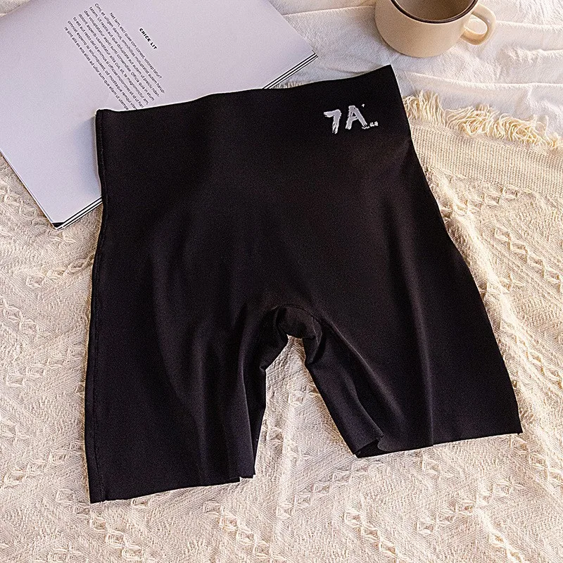 Women Seamless Shorts Summer Underwear for Adult Anti-light Lady Safety Short High Waist Belly Leggings