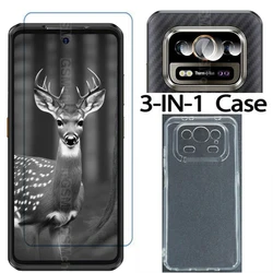 Premium Protective Glass Cover Case & Tempered Screen Protector - Armor 25T Pro 5G (Clear)