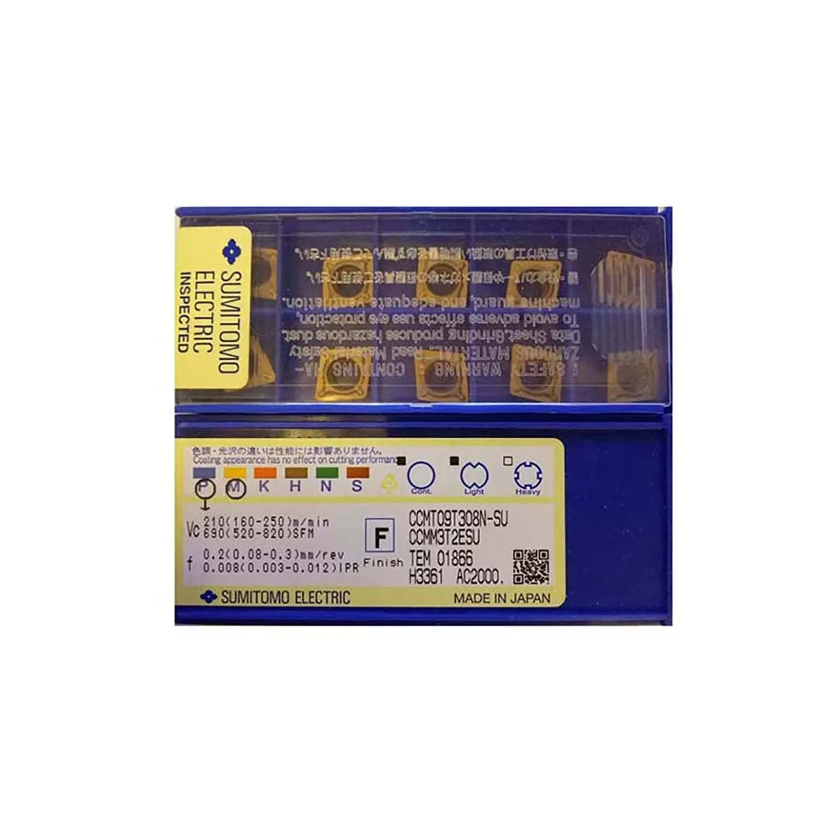 

100% Оригинальные карбидные Токарные Вставки SUMITOMO CCMT CCMT120408N CCMT120404N CCMT09T308N CCMT080304N CCMT060204N SU AC2000