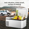 Fast Cooling 12v 24v Portable Freezer Camping Fridge Cooler Refrigerated Trucks Car 2
