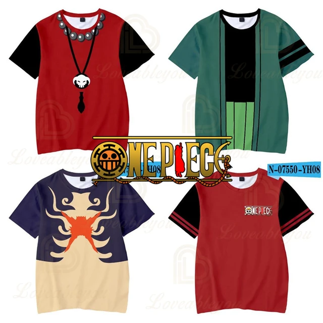 One Piece T Shirt 3D  Ace,Luffy,Chopper [Free Shipping]