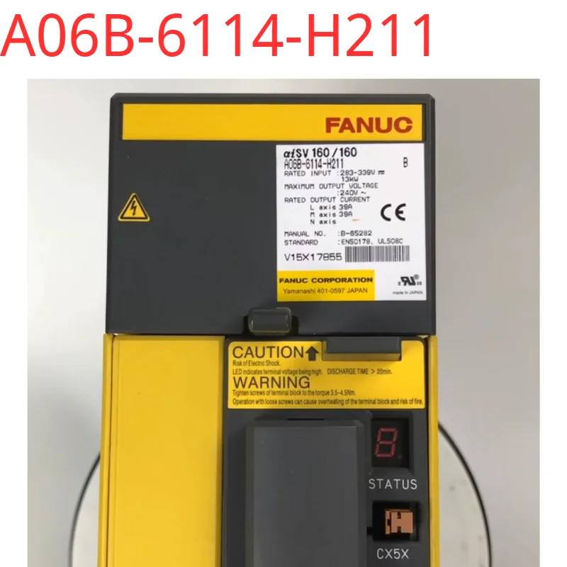 A06B-6114-H211 중고 테스트 완료 서보 드라이브, 양호한 상태