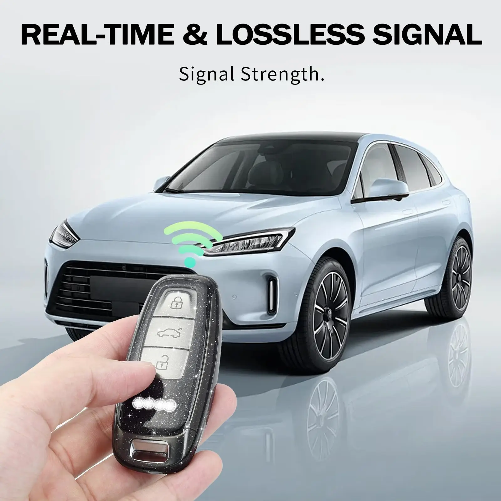 Transparent TPU Car Smart Key Fob Protector Cover
