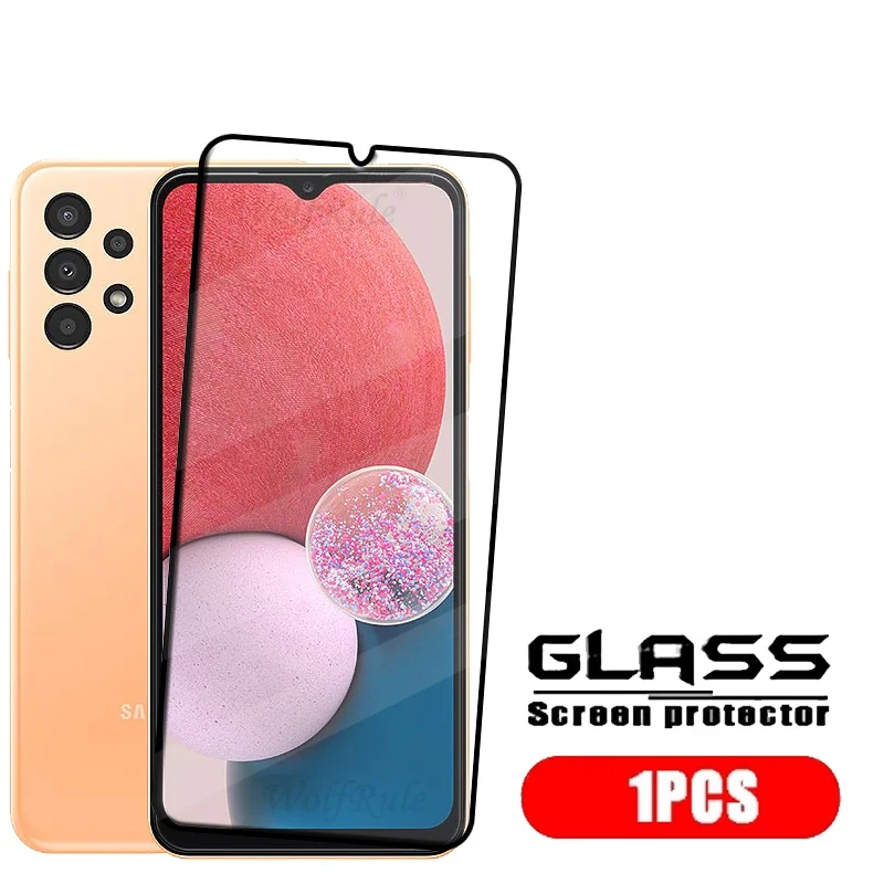 4/3/2/1 قطعة غطاء كامل الزجاج لسامسونج A13 الزجاج...