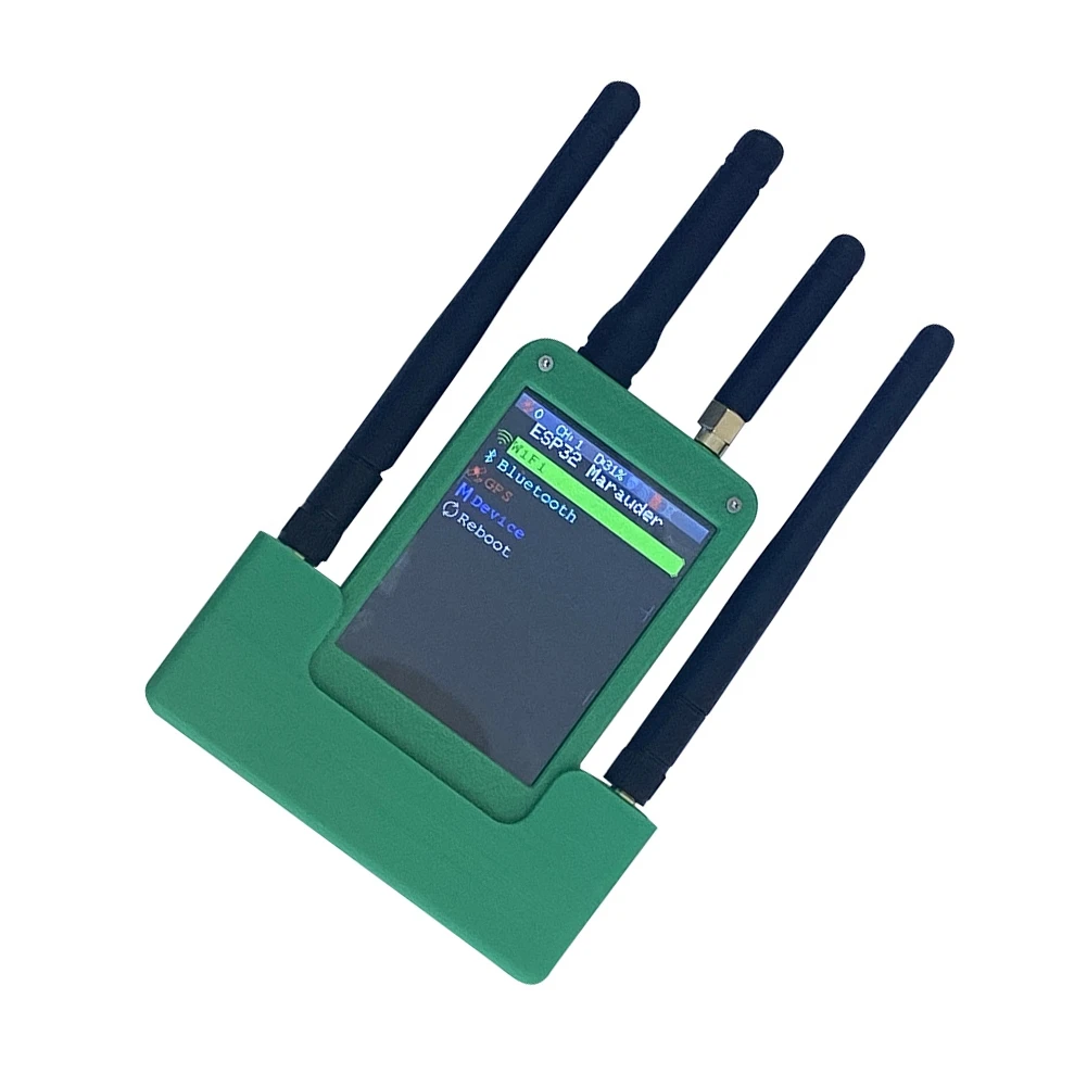 FFYY-듀얼 밴드 5G ESP32-C5 GPS 4 in 1 433Mhz 마루더 제로 외부 모듈 2.8인치 화면 포함 신호/데이터 분석용