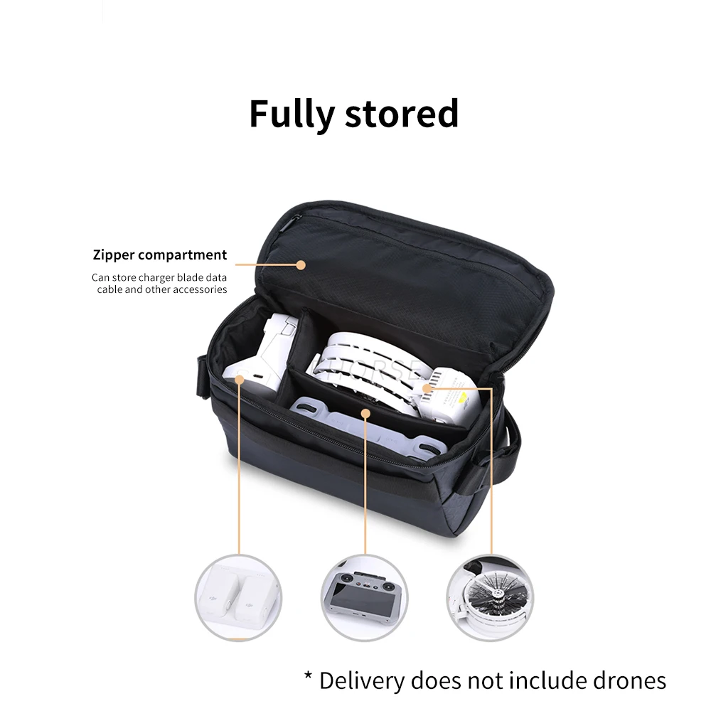 Backpack Drone Backpack Drone Storage Bag Drone Storage Case Drone Accessories for DJI FLIP Simple Storage Bag for DJI RC 2/RC-N3 FLIP Carrying Case Anti Fall