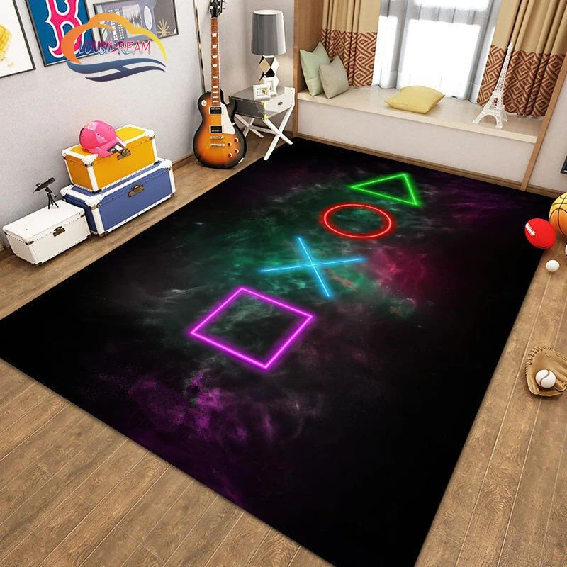Video Game rug Game handle living room large area decorate Carpet non