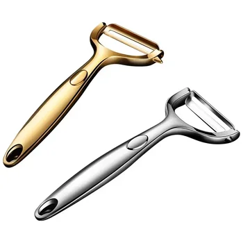Pelapatate Pelapatate per patate e carote Pelapatate in acciaio inossidabile con manico ergonomico antiscivolo e utensili da cucina con lama affilata 1