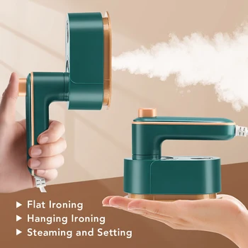 Mini stiratrice portatile Stiratrice rotativa portatile 180 Ferro da stiro a vapore umido e secco per ferro da stiro a vapore domestico e in viaggio 1