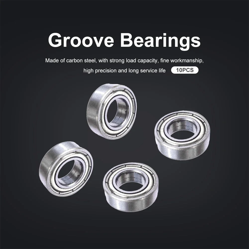 Mini Ball Bearing Deep Groove Steel 8x16x5mm Double Shielded