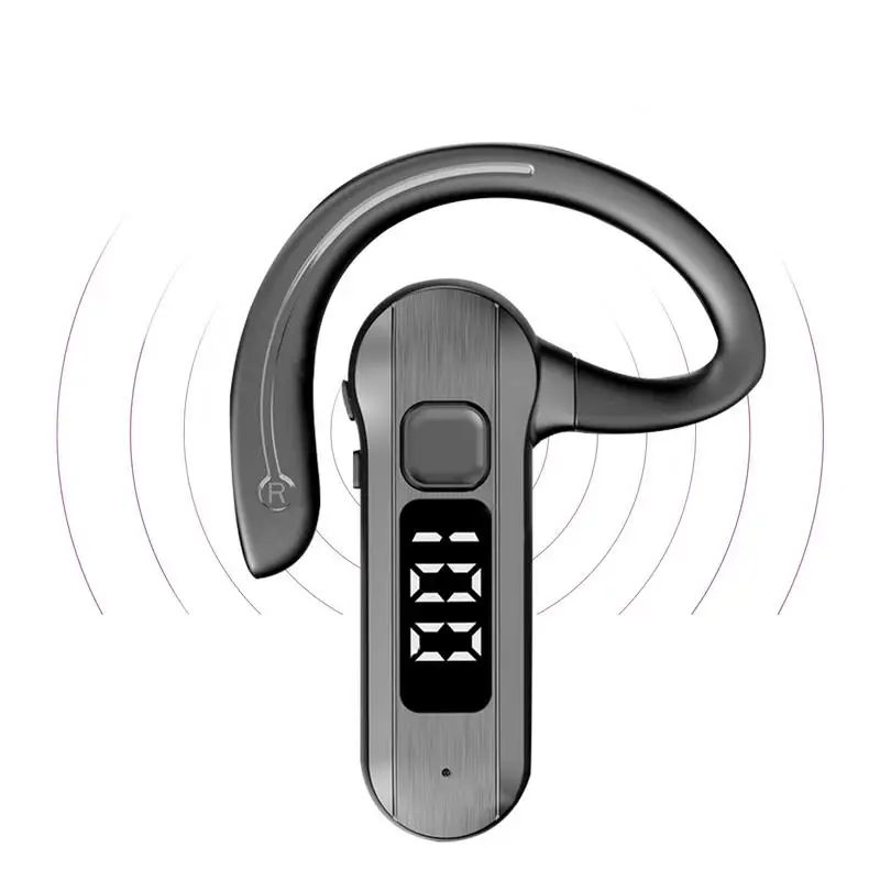 

Wireless Open Ear Earphone V5.2 Singe Ear Wireless Headset With Mic Driving Earpiece 300mAh Battery For Driving/Business/Running