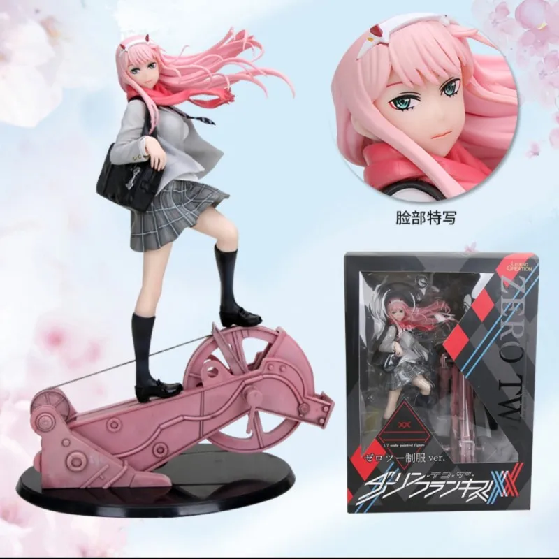 

Аниме Дарлинг в франксе нулевые две модели 02 Куклы Фигурки рюкзак Униформа ПВХ экшн-фигурки коллекционные искусственные подарки