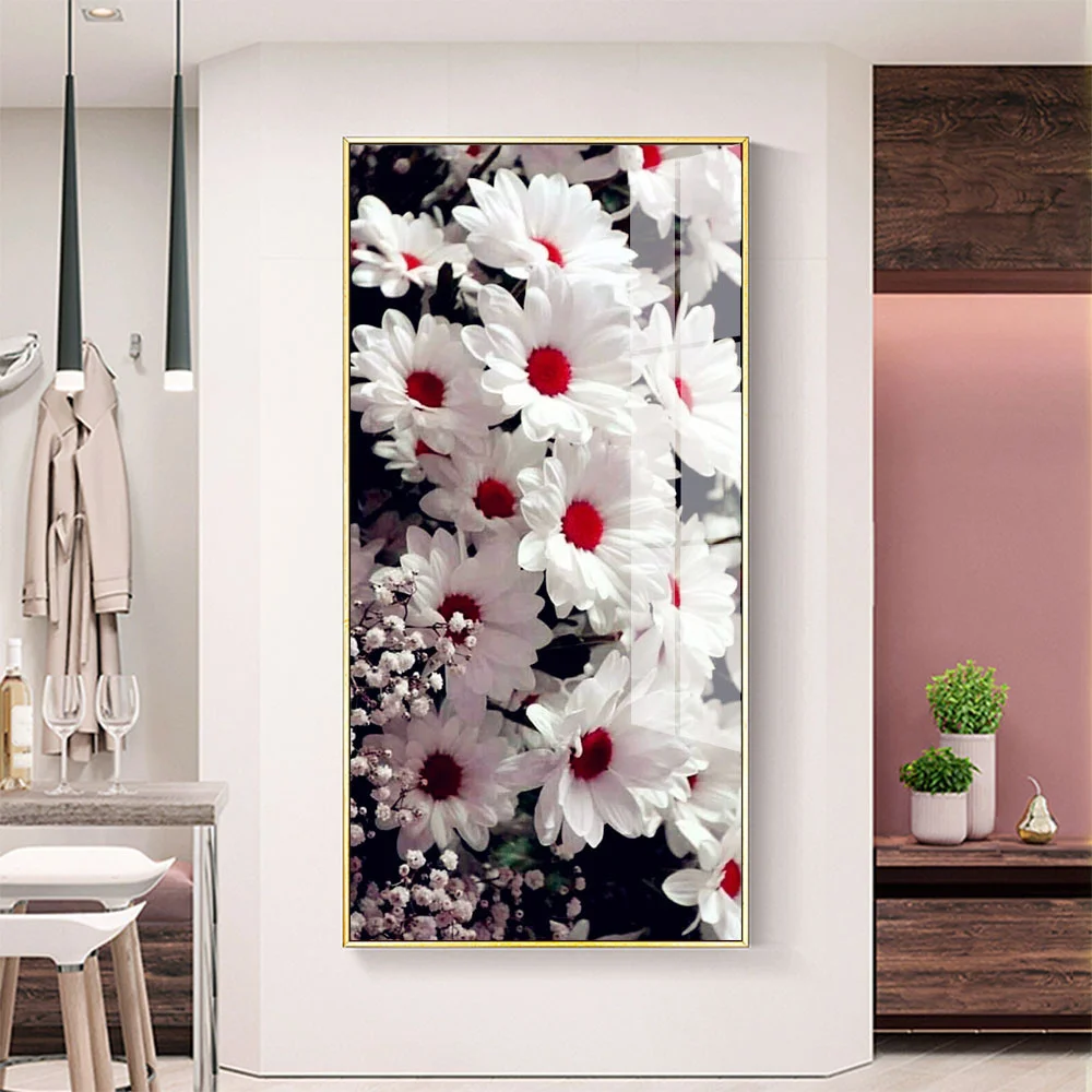 Huacan Diamond Painting Full Square/round Flower Decorations for Home Mosaic Flower Wall Stickers Diamond Art diamond painting diamond painting stickers