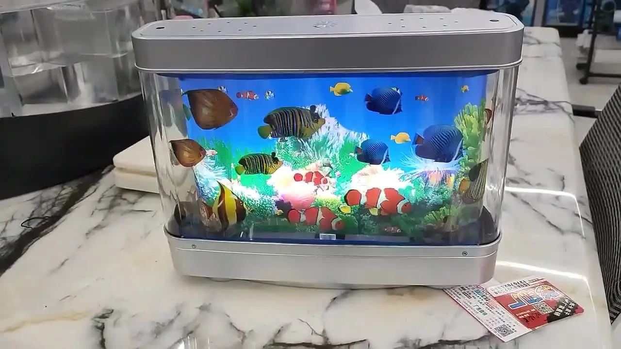 装飾的な人工植物ランプ,魚と海の装飾的なライト,熱帯の魚の水槽