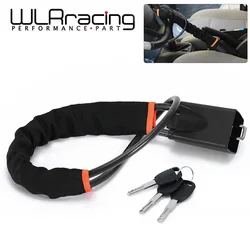 Car Auto Lock Top Mount Steering Wheel Lock Anti Theft Security Lock With Keys Anti-Theft Devices Wheel Lock Steel Strap