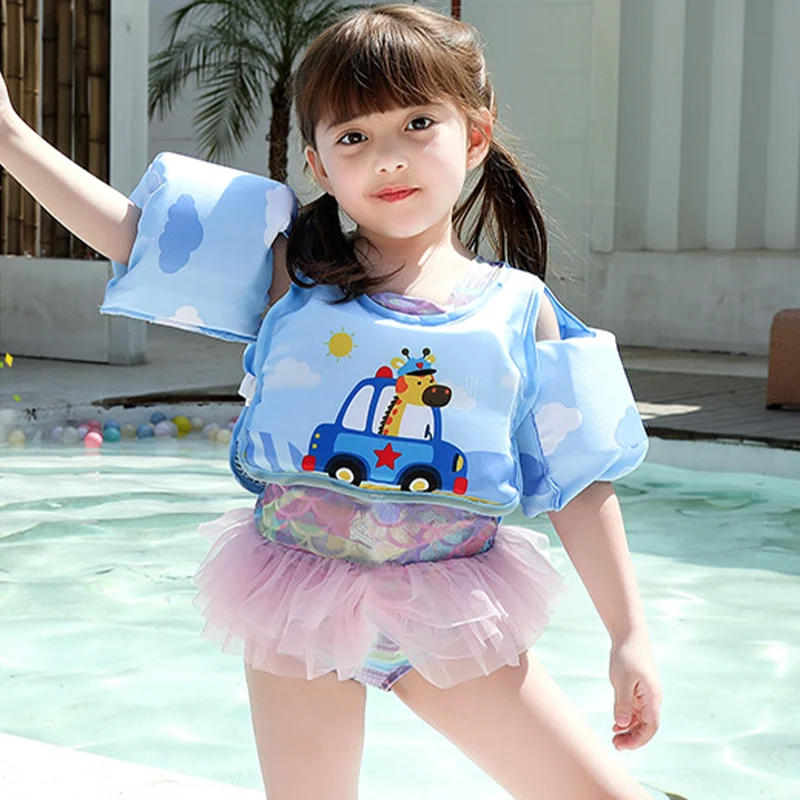 Children Floating Circle Water Sleeves Floating Coat Vest Circle Swimming Float Arm Circle Children's Boys Girls Equipment 6