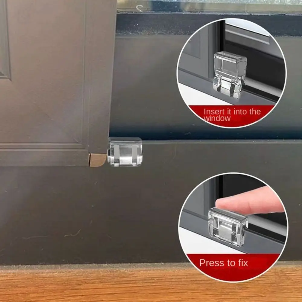 Aluminum Alloy Window Lock Buckle New Plastic Fixed Limiter Lock Buckle Child Safety Window Fixed Limiter Hardware window lock