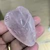 5.5cm Natural Crystal Rose Quartz Hand Source of Life Healing Stone Yoni Christmas Gift Collection Reiki Home Decoration Crafts 5