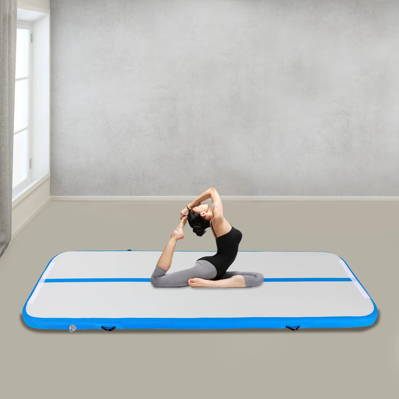 Inflatable Training Gymnastics Mat for High-Performance Training Family Use Leisure Centers Parks Beaches Outdoor Yoga Equipment
