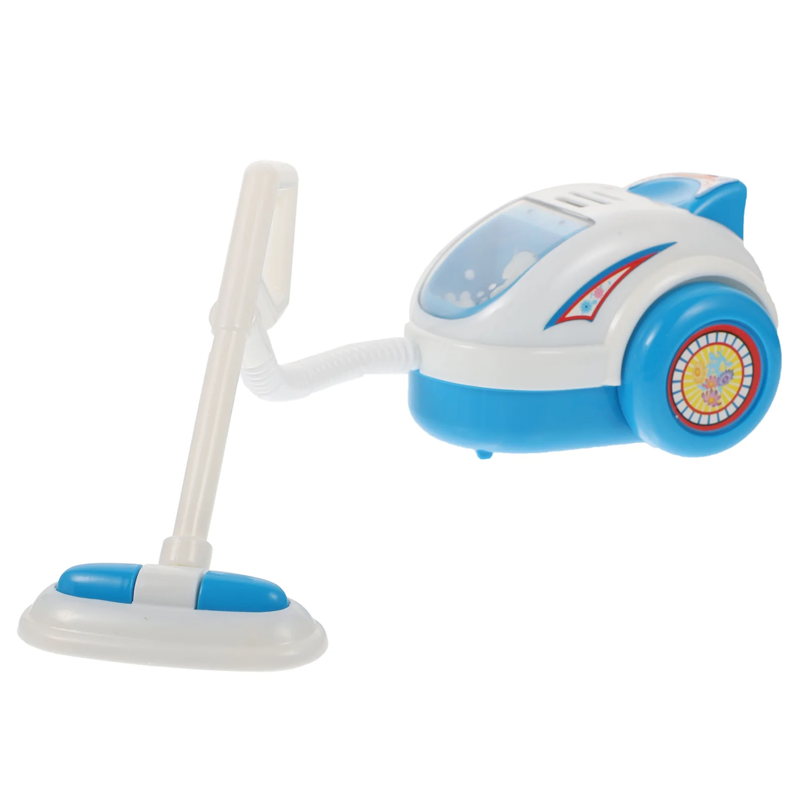 Mini Vacuum Cleaner Toy Premium Plastic Kids Educational Simulated Home Cleaner Lightweight Compact Safe Smooth No Burrs Hands