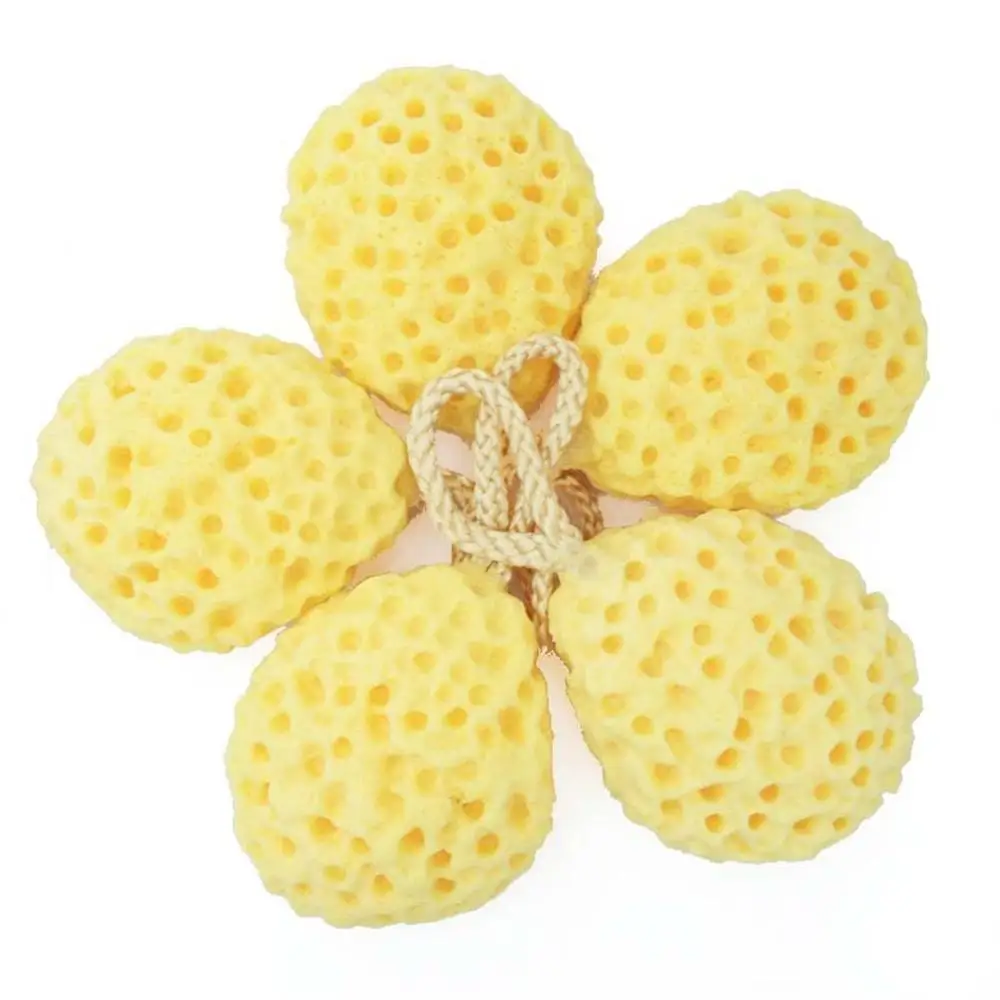 1~5PCS Natural Sea Wool Sponge Dead Skin Remover Exfoliating Massager Shower Pouf Cleaning Shower Brush Foam Body Facial Washing 3