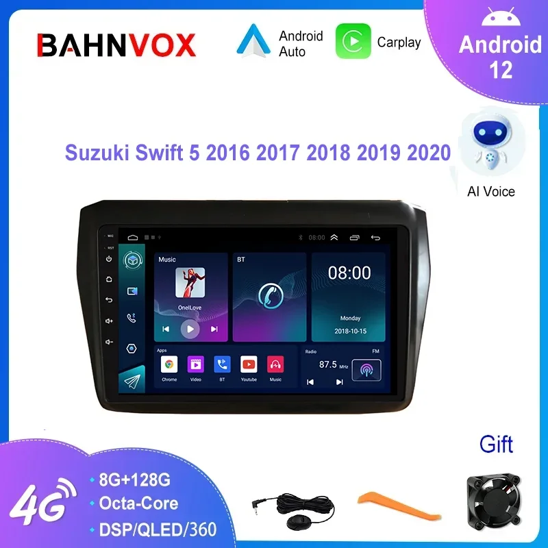 

Автомагнитола 2DIN для Suzuki Swift 5 10,1-2016, 2020 дюйма, Android 12, мультимедийный видеоплеер, навигация GPS, стерео, 4G