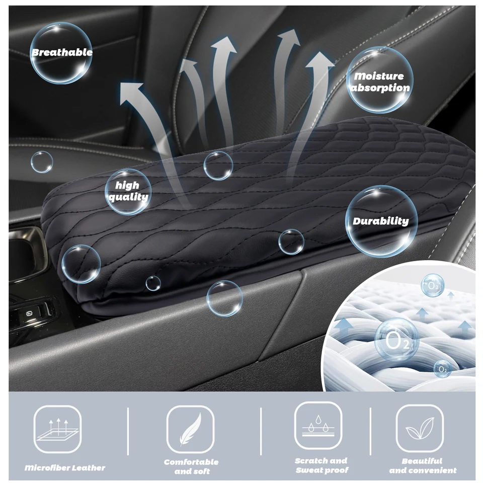 CDEFG Center Console Armrest Cover For 2023-2025 Lexus RX 350/350h/450h+/500h/F Sport - Protective Mat