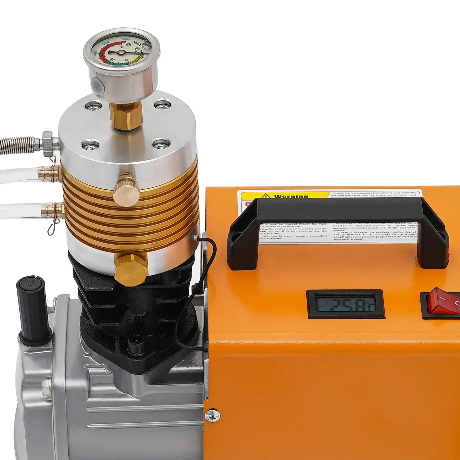 30 MPA Hochdruck-elektrische Luftpumpe, 1,8 kW Motor, 100 l/min, PCP-Luftkompressorpumpe für die Druckbeaufschlagung von Pipeline-Testgeräten ﻿ – Detail 18