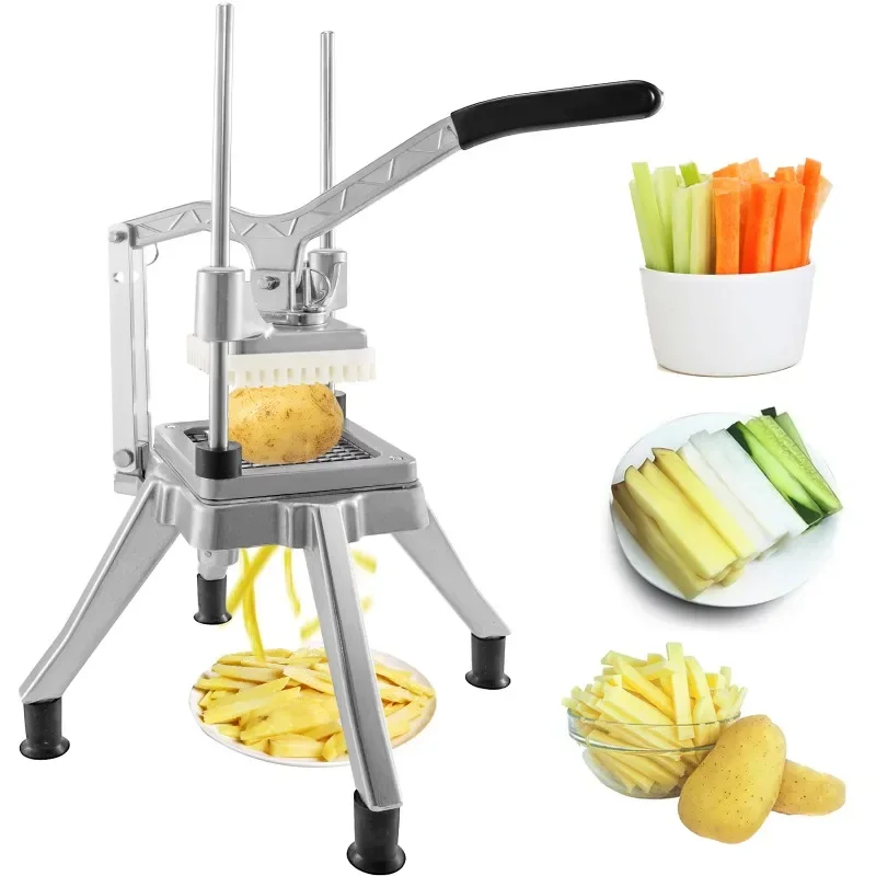

LISM Commercial Vegetable Fruit Chopper 3/8in Blade Heavy Duty Professional Food Dicer Kattex French Fry Cutter Onion