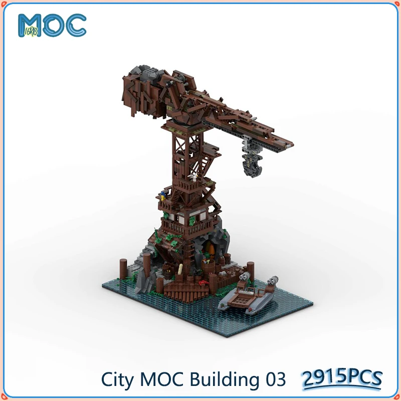 City Model MOC Building Blocks DIY Assemble Bricks Castle Architecture ...